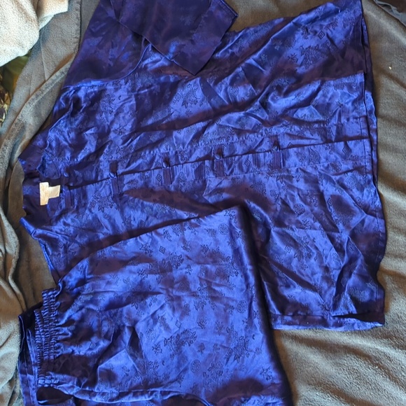 Inner most Asian inspired polyester pajamas 1X purple - Picture 1 of 5